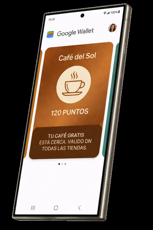 Digital loyalty cards in Apple Wallet and Google Wallet for iPhone and Android