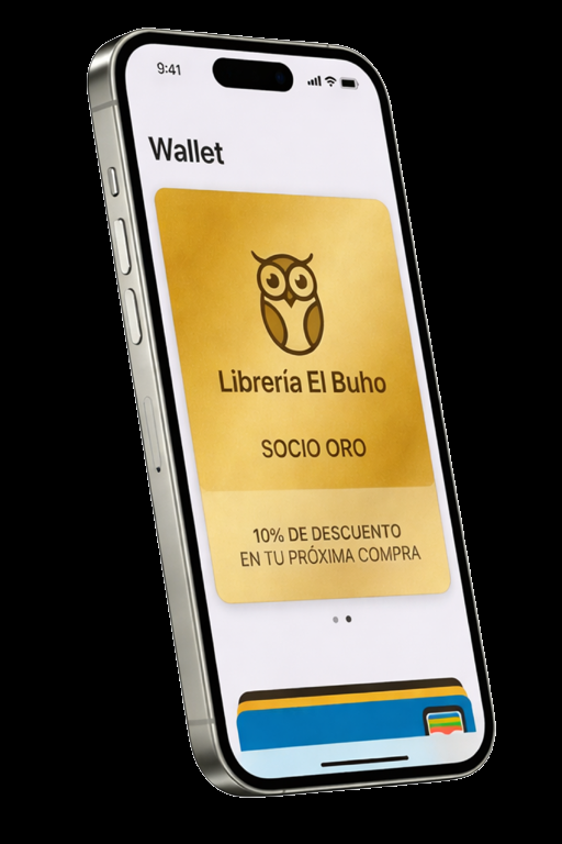 Digital loyalty cards in Apple Wallet and Google Wallet for iPhone and Android